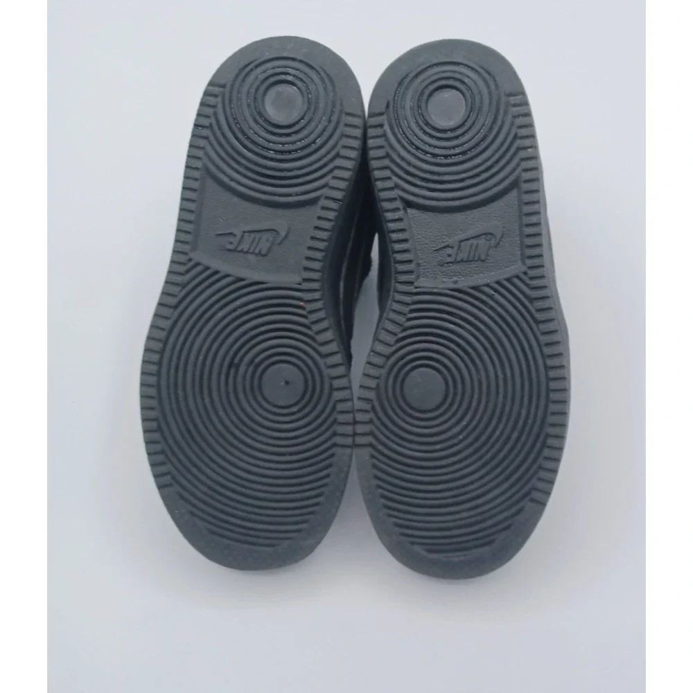 Nike‎ Court Borough Mid Trainers 11 C 'Triple Black' - Nike - 870026 001